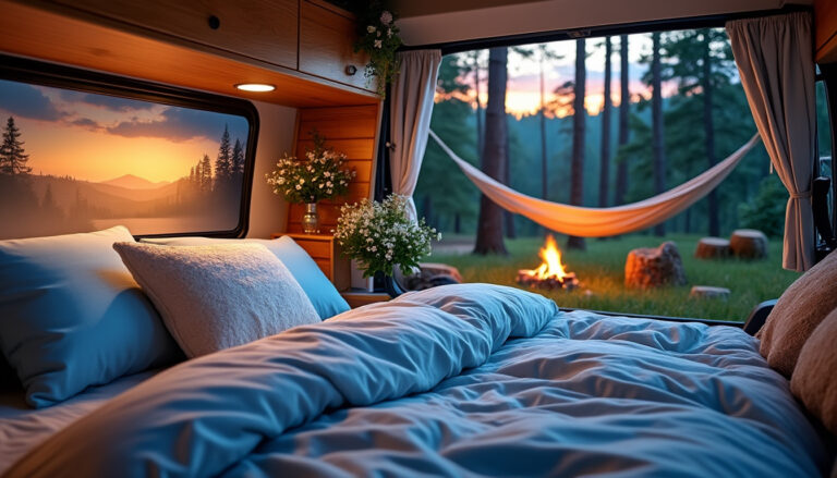 découvrez les meilleures options pour dormir sereinement en camping-car ou van aménagé. ce guide vous présente des astuces pratiques, des équipements indispensables et des conseils pour garantir des nuits confortables lors de vos voyages en pleine nature.
