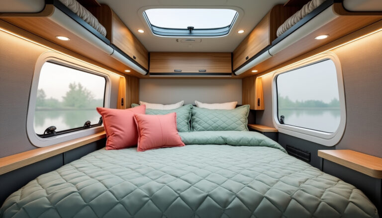 découvrez nos solutions de literie personnalisées conçues spécialement pour les camping-cars. offrez à votre espace de vie mobile un confort optimal avec des matelas sur mesure, des oreillers ergonomiques et des accessoires de qualité. transformez vos nuits en aventure grâce à notre expertise en literie adaptée.