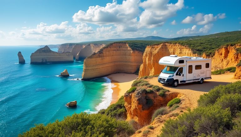 partez à l’aventure en van et découvrez les falaises spectaculaires de l’algarve avec notre guide pratique : itinéraires, conseils, spots incontournables et astuces pour un road trip inoubliable.
