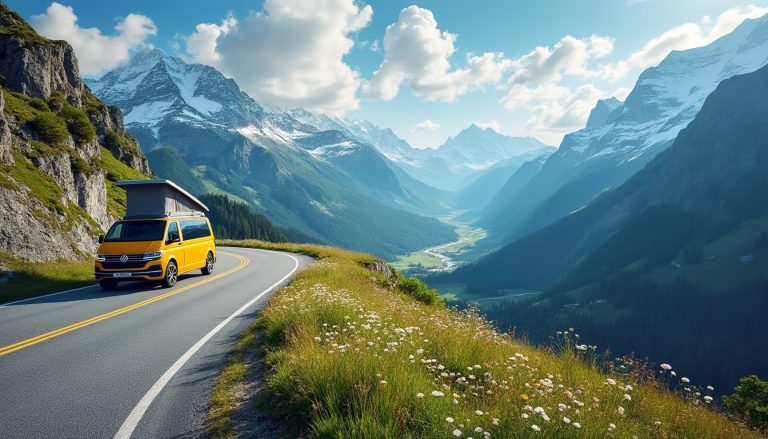 partez à l'aventure sur la route des grands cols des alpes en van ! découvrez notre guide pratique pour organiser un road trip inoubliable en 2025 : itinéraires, conseils, étapes clés et astuces pour un voyage au cœur des paysages alpins.