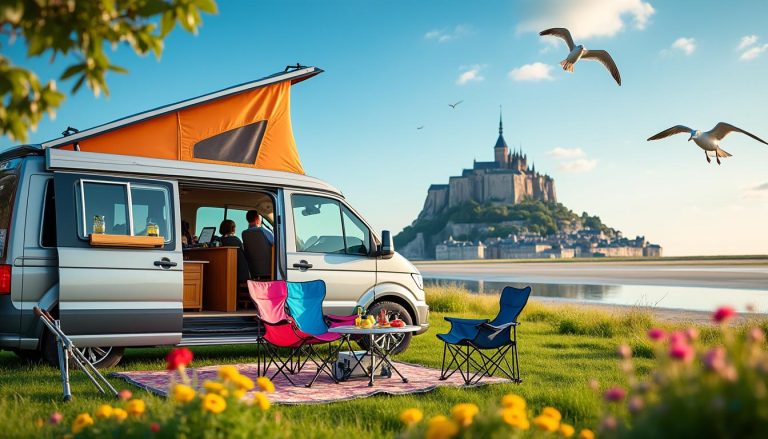 partez à l'aventure en camping-car et découvrez la magie du mont-saint-michel, ses paysages côtiers, et ses trésors historiques. conseils pratiques, itinéraires et astuces pour un voyage inoubliable !