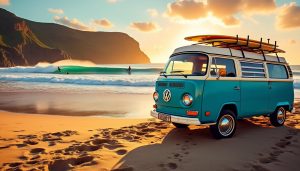 partez à la découverte des plus belles vagues du portugal lors d’une aventure surf authentique en van. explorez des paysages côtiers spectaculaires, vivez des sessions inoubliables et profitez d’une totale liberté sur la route.