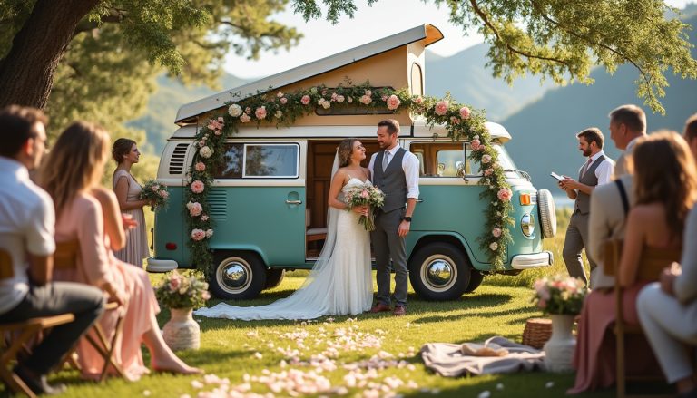 découvrez comment célébrer l'amour en toute liberté avec des mariages en camping-car, une tendance originale et pleine de charme pour un jour inoubliable sur la route.