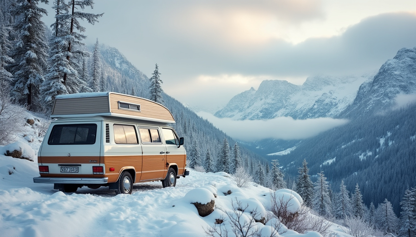 découvrez 'les aventuriers des neiges', un récit captivant d'un voyage en fourgon vers les majestueuses montagnes enneigées, entre aventures, paysages magnifiques et esprit de liberté.