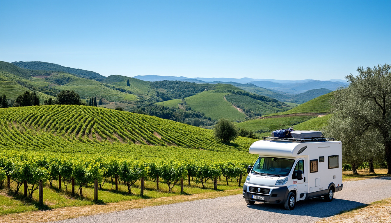 partez à l'aventure en camping-car et découvrez la route des vins de provence, entre paysages pittoresques, dégustations authentiques et découvertes culturelles.