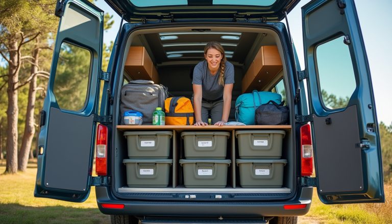 découvrez les astuces essentielles pour un chargement optimal de votre camping-car et profitez d'un voyage confortable et bien organisé.