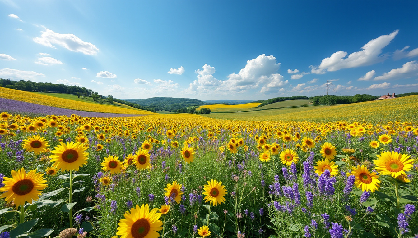 découvrez des paysages floraux époustouflants et vivez une aventure inoubliable au cœur de la nature colorée.