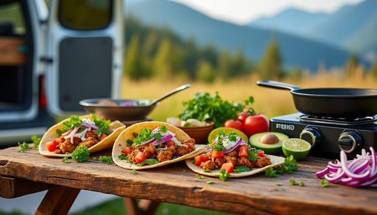 découvrez une recette simple et délicieuse de tacos mexicains au poulet, idéale pour vos aventures en camping-car. savourez un repas authentique et facile à préparer en voyage.